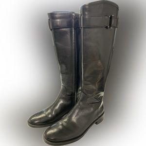 Size 9.5 leather Tory Burch riding boots.